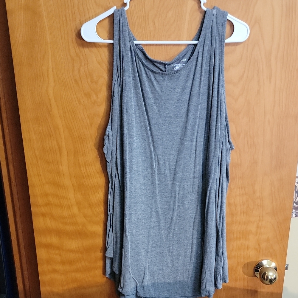 Lane Bryant Gray Women's Tank Top